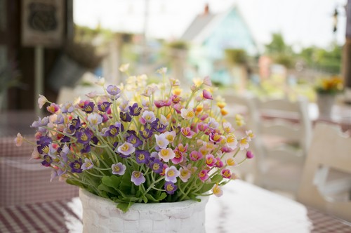 Centrotavola di fiori freschi