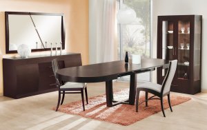 Tavolo da pranzo allungabile alle estremità