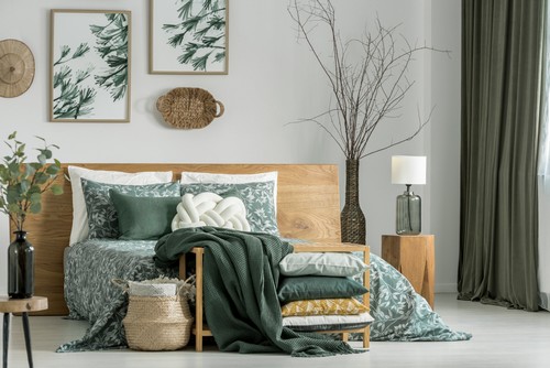 Appartamento con colori caldi