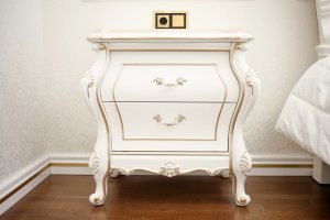 Comodini vintage per la camera da letto