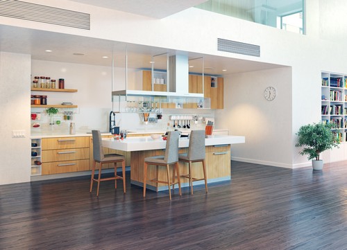 Cucina in legno di stile nordico