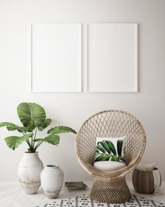 Elementi in stile tropical