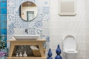 Piastrelle in rilievo per il bagno: idee e consigli
