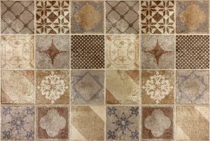 Idee per le piastrelle in rilievo per il bagno.