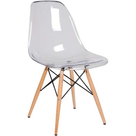 sedia Eames in plexiglass
