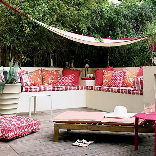 Divano modulare angolare da giardino