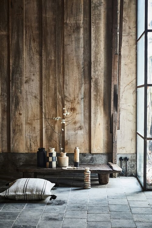 Esempio di stile Wabi Sabi