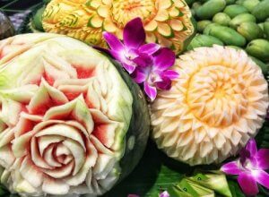 Mukimono, l'intaglio vegetale per decorare la tavola