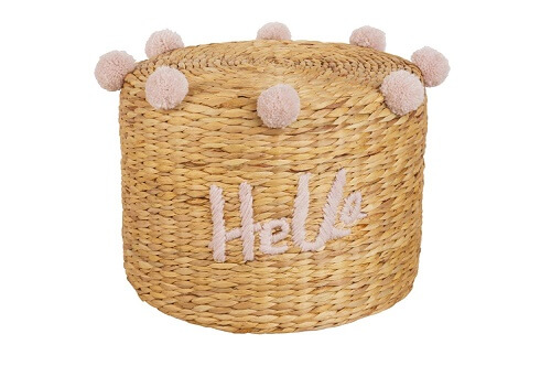 Un pouf di Maisons du Monde modello Hello
