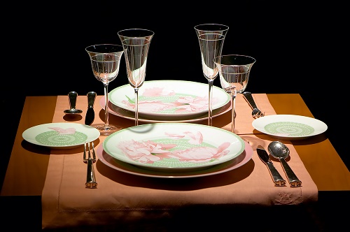 Un esempio per apparecchiare la tavola per due