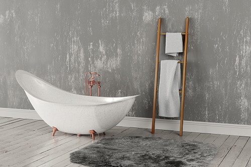 Tipo di portasciugamani innovativi in legno a scala