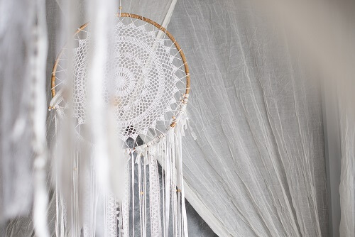 decorare all'uncinetto con acchiappasogni