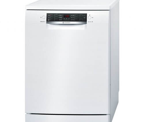 Una lavastoviglie Bosh bianca