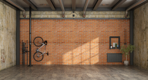 Un portabici per la casa da garage