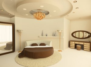 Letto rotondo: un tocco originale alla camera da letto