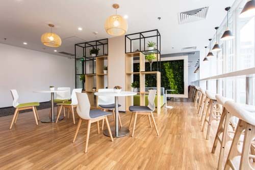 Un coworking in parquet