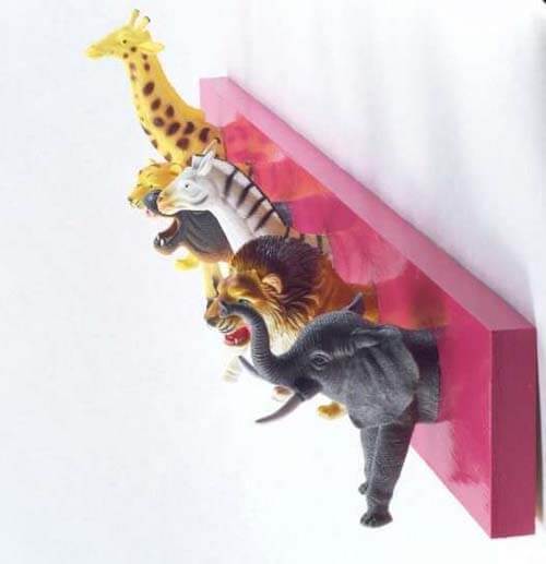 Un appendiabiti per Decorare con gli animali
