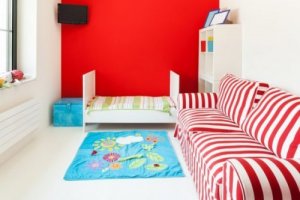 Il rosso nella cameretta dei bambini: una buona scelta