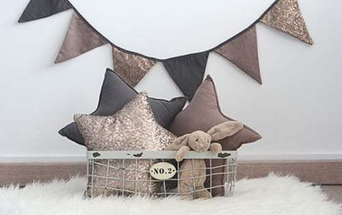 Le ghirlande di paillettes sono di moda