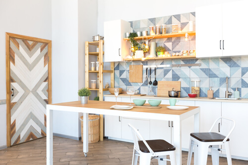 Mobili per ufficio in cucina