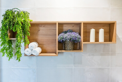 Decorazione minimalista bagno
