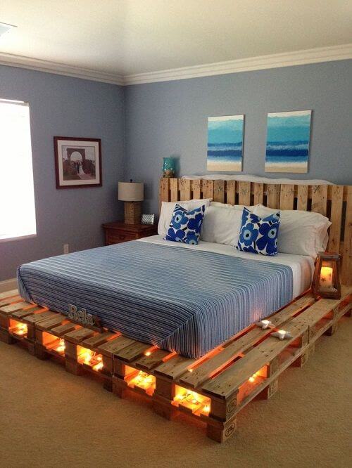 letto con pallet