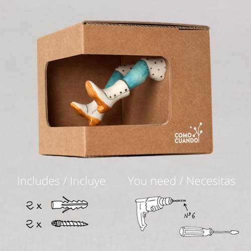 Pupazzetto in ceramica artigianale