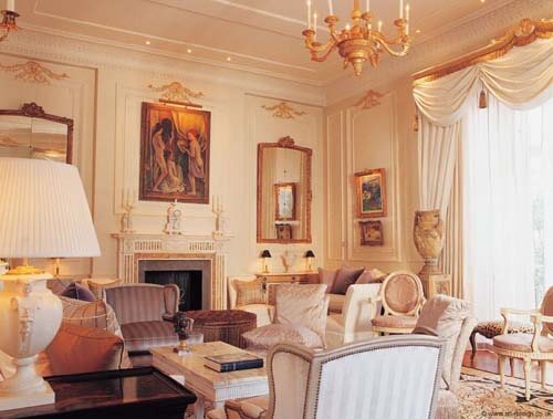 Salone firmato da Nicky Haslam