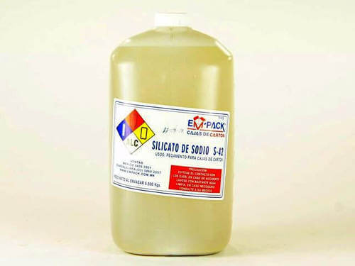 Sigillante silcato sodio