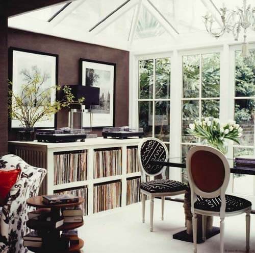 Soggiorno firmato da Nicky Haslam