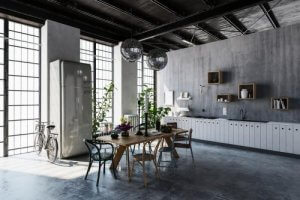 Lo stile industriale: decorare con metallo e acciaio