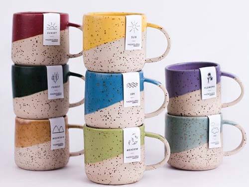 Tazzine da caffè in ceramica artigianale
