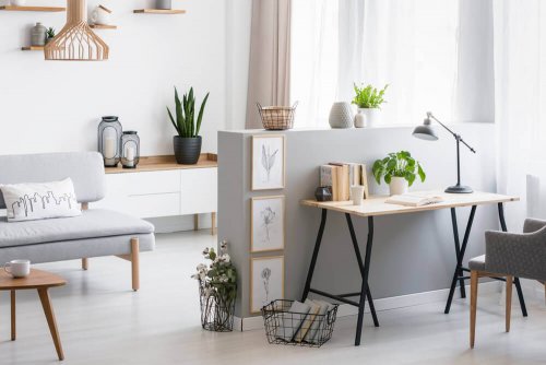 salotto scandinavo