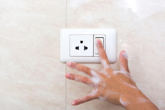 Impianto elettrico in bagno