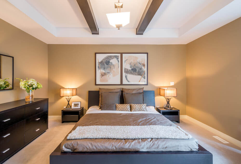 Camera da letto contemporanea