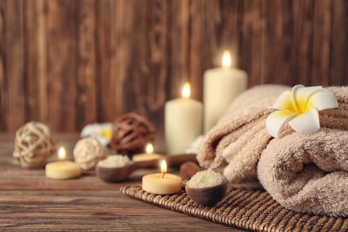 decorazione per una spa