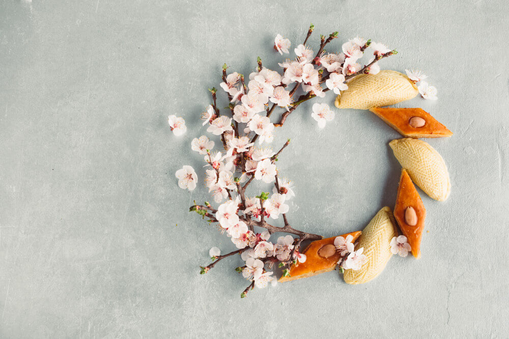 Ghirlande di petali di fiori