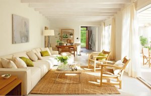 Tappeto in stuoia per il salotto