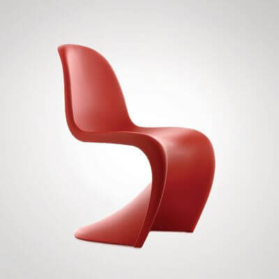 Sedia Panton rossa