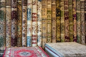 Tappeti in un negozio