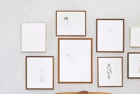 Metodi per appendere i quadri: l'alternanza