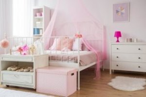 Letto a baldacchino: una camera da principessa
