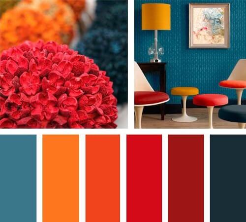 Selezione colori moodboard