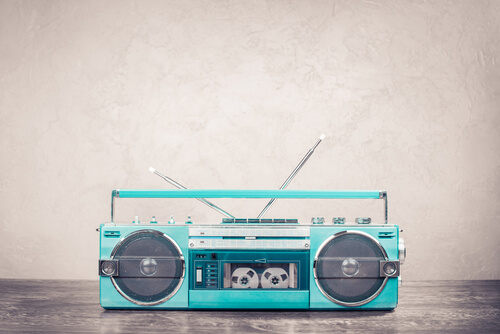 Radio cassette come risorsa decorativa