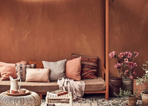 Decorazione color terra