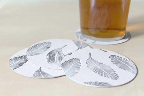 Sottobicchieri di cartone