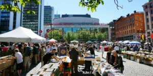 Mercatino per la decorazione vintage a Stoccolma, tra i migliori mercatini d'Europa