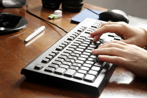 Digitare sulla tastiera