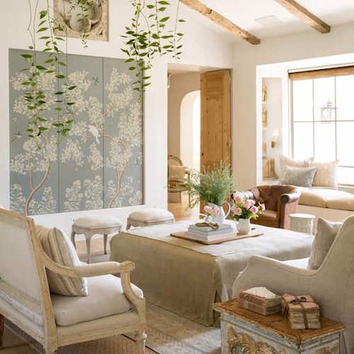 salone in stile provenzale