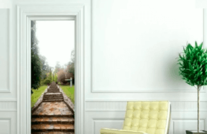 Effetto del trompe l'oeil sulle pareti di casa